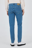 Gabardine Cotton 5 Pocket Straight Leg Slim Fit Denim Pants 1023250155