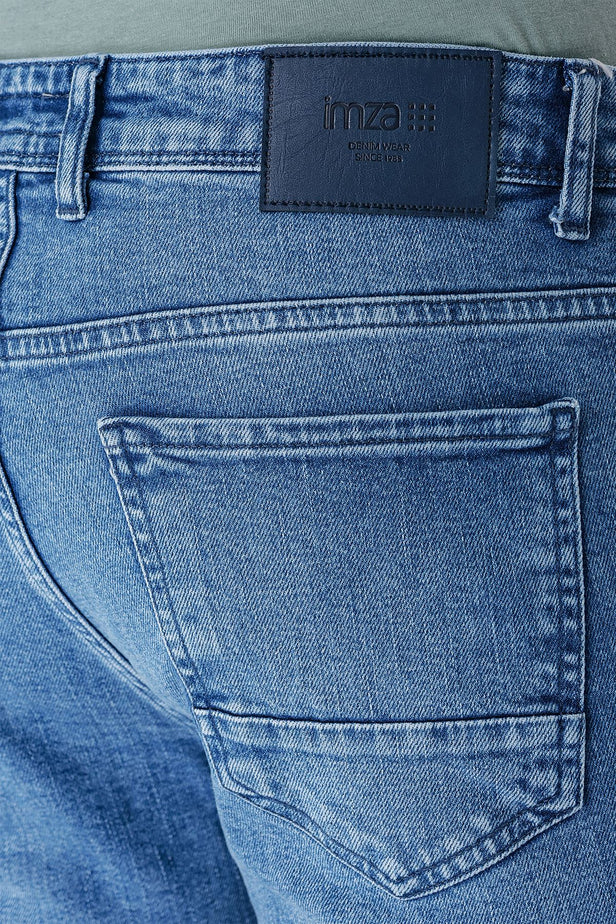 Gabardine Cotton 5 Pocket Slim Fit Casual Denim Pants 1023240154