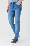 Gabardine Cotton 5 Pocket Slim Fit Casual Denim Pants 1023240154
