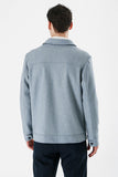 Felt College Collar Lined Slim Fit Casual Coat 1007235172