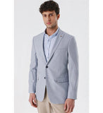 Blue Peak Lapel Lined 6 Drop Comfort Fit Casual Blazer 1002230109