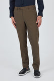 Light Brown Stretch Side Pocket Comfort Fit Classic Trousers 1003250151