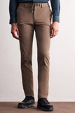 Side Pocket Straight Leg Slim Fit Chino Casual Trousers (Model 1003255158)