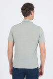 Short Sleeve Plain Supreme Polo Collar Pocketless Cotton Casual Slim Fit T-Shirt 1011250162