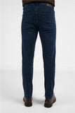 Navy Blue 5 Pocket Slim Fit Denim Pants (Model 1023255169)