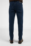 Navy Blue 5 Pocket Slim Fit Denim Pants (Model 1023255169)
