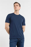Short Sleeve Crew Neck Pocketless Standard Fit Knit T-Shirt 1011260151