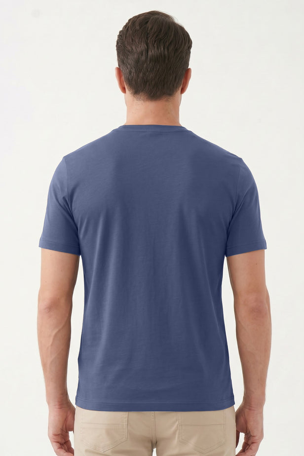 IMZA Men's Crew Neck Knitted Standard Fit Stretch T-Shirt – 1011260267
