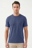 IMZA Men's Crew Neck Knitted Standard Fit Stretch T-Shirt – 1011260267