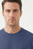 IMZA Men's Crew Neck Knitted Standard Fit Stretch T-Shirt – 1011260267