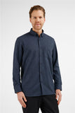 Button Collar Long Sleeve Comfort Fit Cotton Shirt with Pocket (Model 1004255234)
