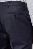 Light Navy Side Pocket Slim Fit Classic Trousers 1003245152
