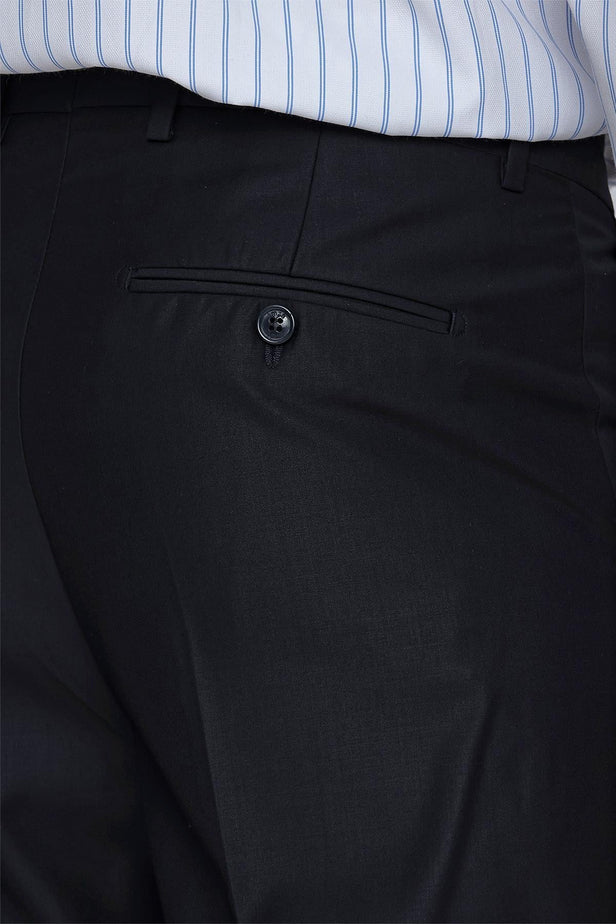Navy Stretch Side Pocket Comfort Fit Classic Trousers 1003245005