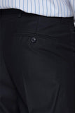 Navy Stretch Side Pocket Comfort Fit Classic Trousers 1003245005