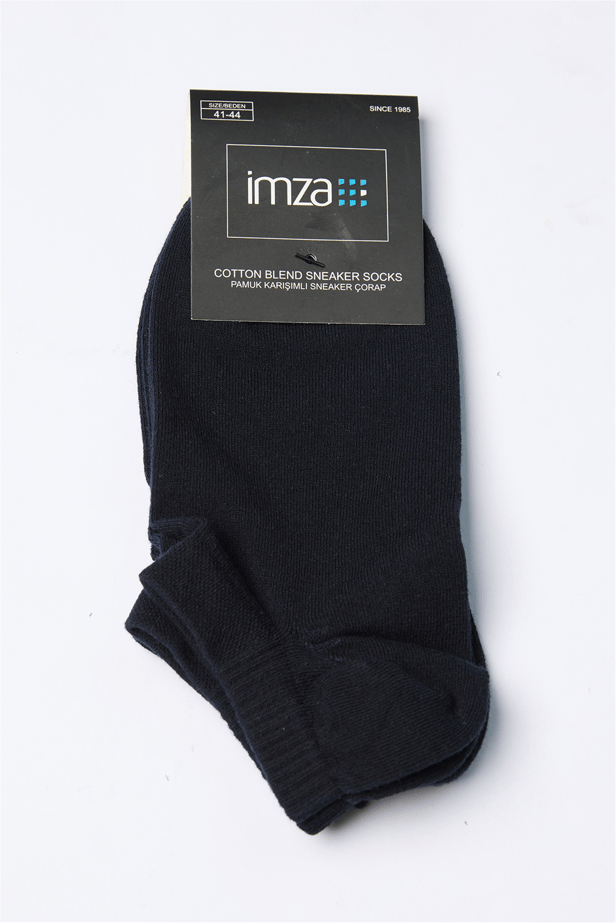 IMZA Men's Plain Cotton Sneaker Socks – 1060260154