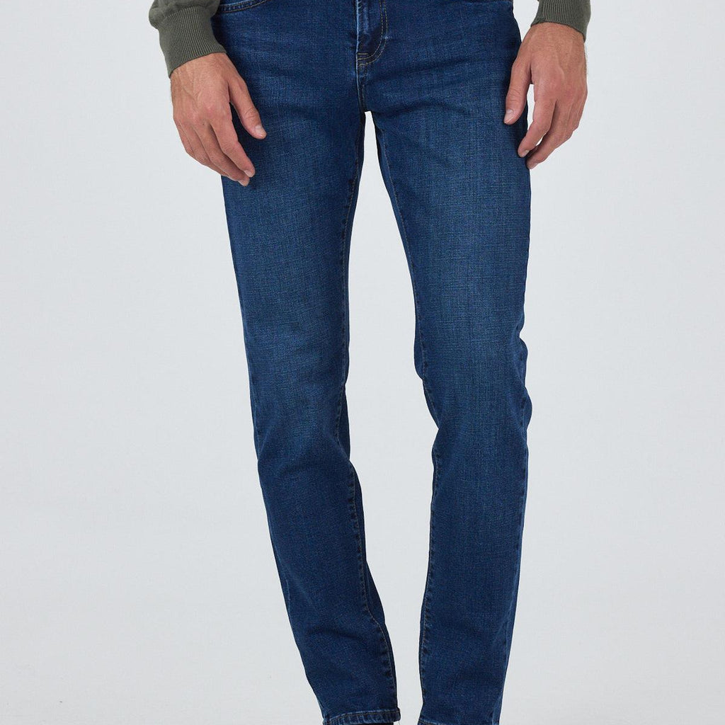 Gabardine 5-Pocket Straight Leg Slim Fit Cotton Trousers (Model 1023250150)