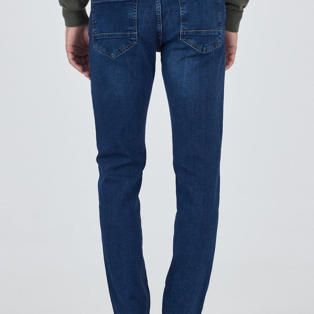 Gabardine 5-Pocket Straight Leg Slim Fit Cotton Trousers (Model 1023250150)