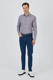 Gabardine Cotton 5 Pocket Straight Leg Slim Fit Denim Pants 1023250155