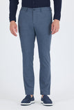 Self-Patterned Side Pocket Slim Fit Jogger Trousers 1003250161