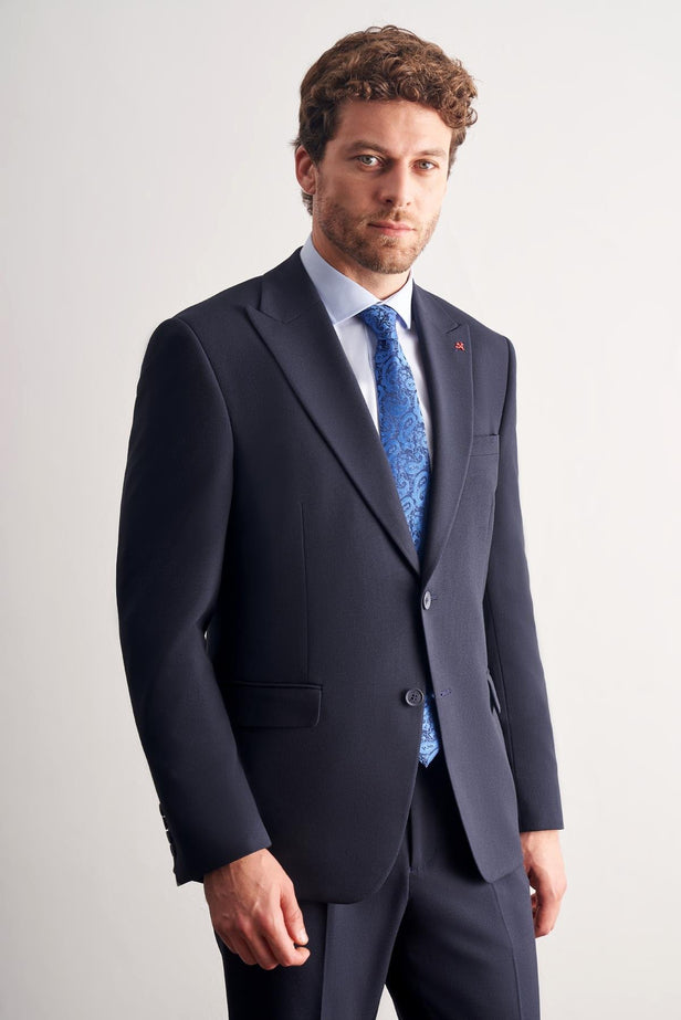 Swallowtail Collar Fully Lined 6 Drop Slim Fit Suit 1001255162