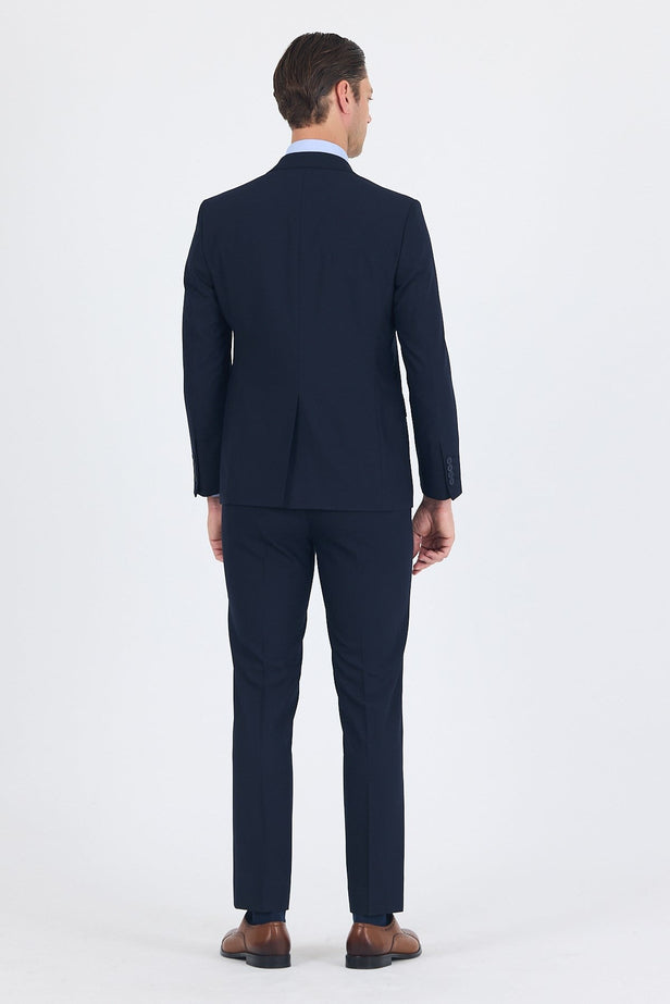 IMZA Men's Mono Lapel Comfort Fit Stretch Classic Suit – 1001260010