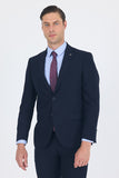 IMZA Men's Mono Lapel Comfort Fit Stretch Classic Suit – 1001260010