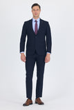 IMZA Men's Mono Lapel Comfort Fit Stretch Classic Suit – 1001260010