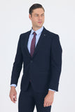 IMZA Men's Mono Lapel Comfort Fit Stretch Classic Suit – 1001260010
