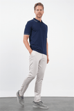 IMZA Men's Short-Sleeve Knitted Cotton Polo – 1012260151