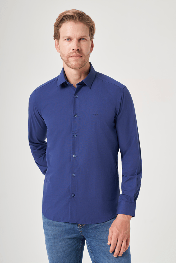 IMZA Men's Fil-a-Fil Slim Fit Classic Shirt – 1004260181