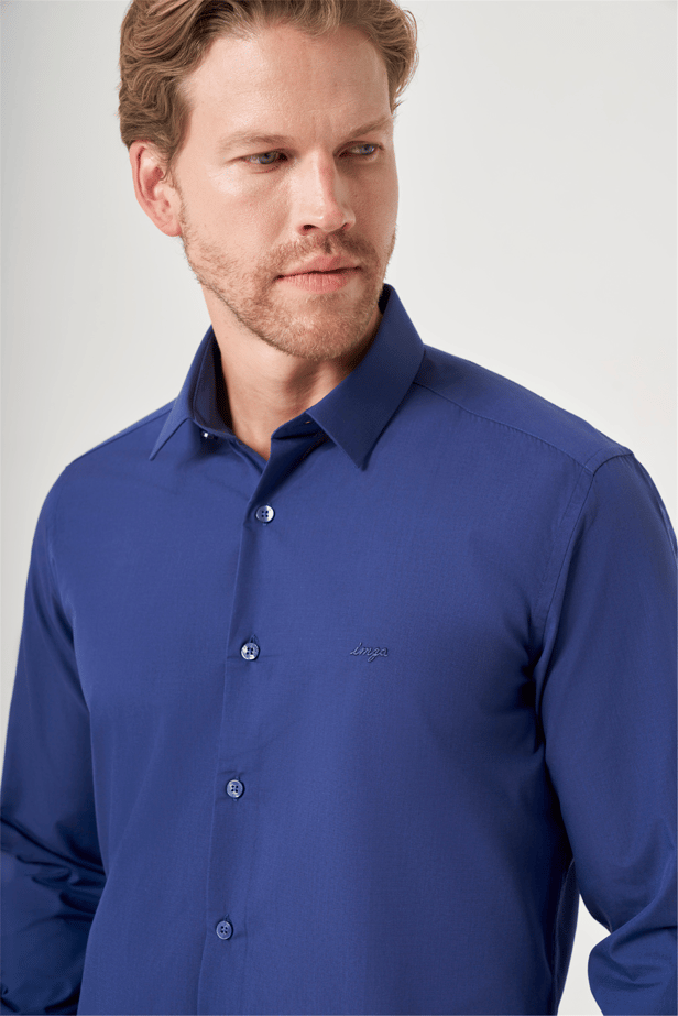 IMZA Men's Fil-a-Fil Slim Fit Classic Shirt – 1004260181