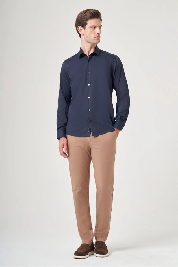 IMZA Men's Water-Repellent Stretch Slim Fit Classic Shirt – 1004260234