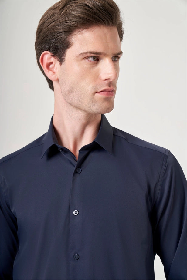 IMZA Men's Water-Repellent Stretch Slim Fit Classic Shirt – 1004260234