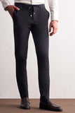 Side Pocket Straight Leg Slim Fit Chino Casual Trousers (Model 1003255158)