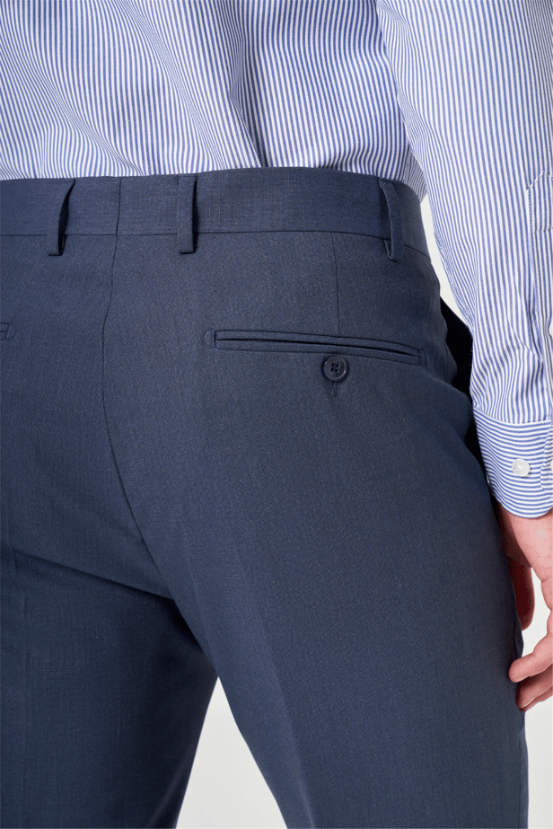IMZA Men's Fil-a-Fil Slim Fit Stretch Classic Trousers – 1003260152