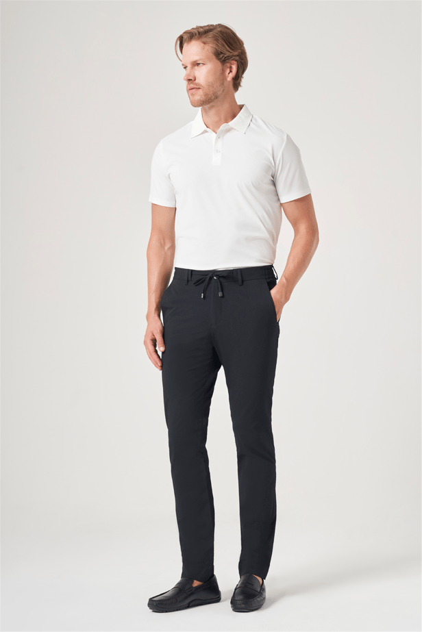 IMZA Men's Textured Slim Fit Stretch Jogger Pants – 1003260177