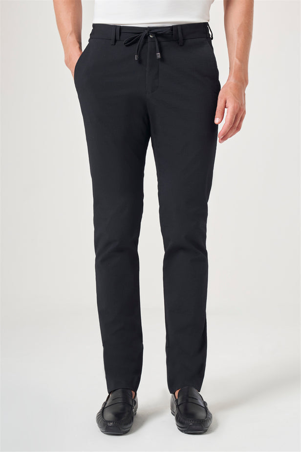 IMZA Men's Textured Slim Fit Stretch Jogger Pants – 1003260177