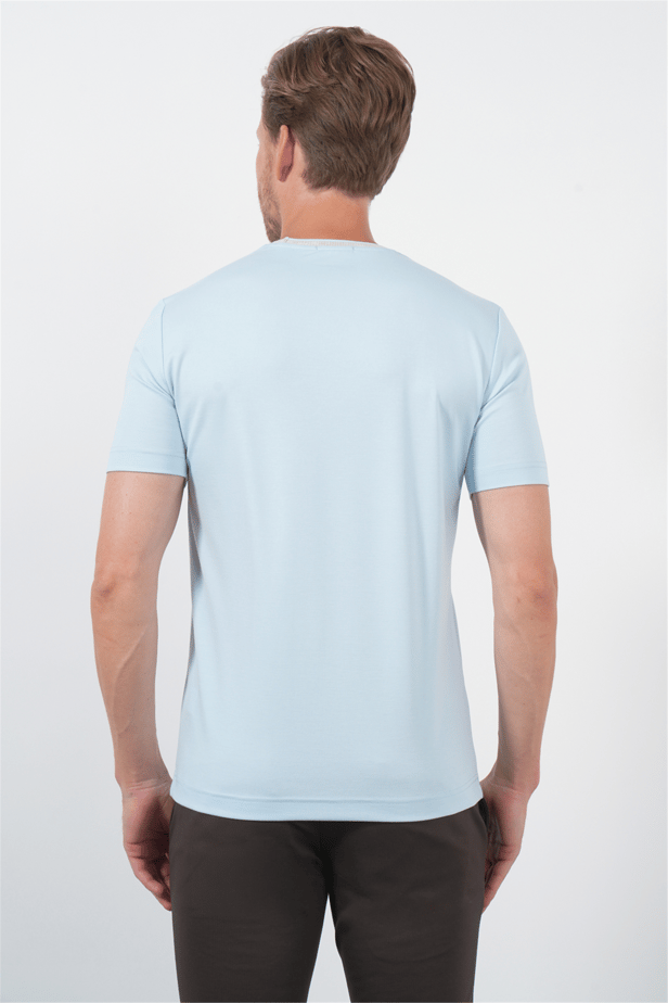 IMZA Men's Crew Neck Knitted Standard Fit T-Shirt – 1011260168