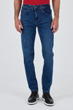 Gabardine 5-Pocket Straight Leg Slim Fit Cotton Trousers (Model 1023250150)