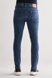 Gabardine 5-Pocket Straight Leg Slim Fit Cotton Denim Trousers (Model 1023255152)