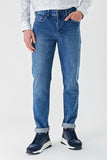 Gabardine Cotton 5 Pocket Slim Fit Casual Denim Pants 1023240154