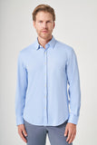 IMZA Men's Tulum Collar Knitted Slim Fit Classic Shirt – 1004260208