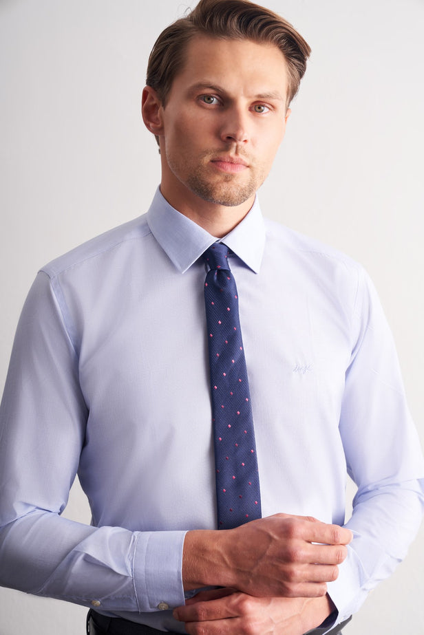IMZA Men's Fil-a-Fil Slim Fit Classic Shirt – 1004260008