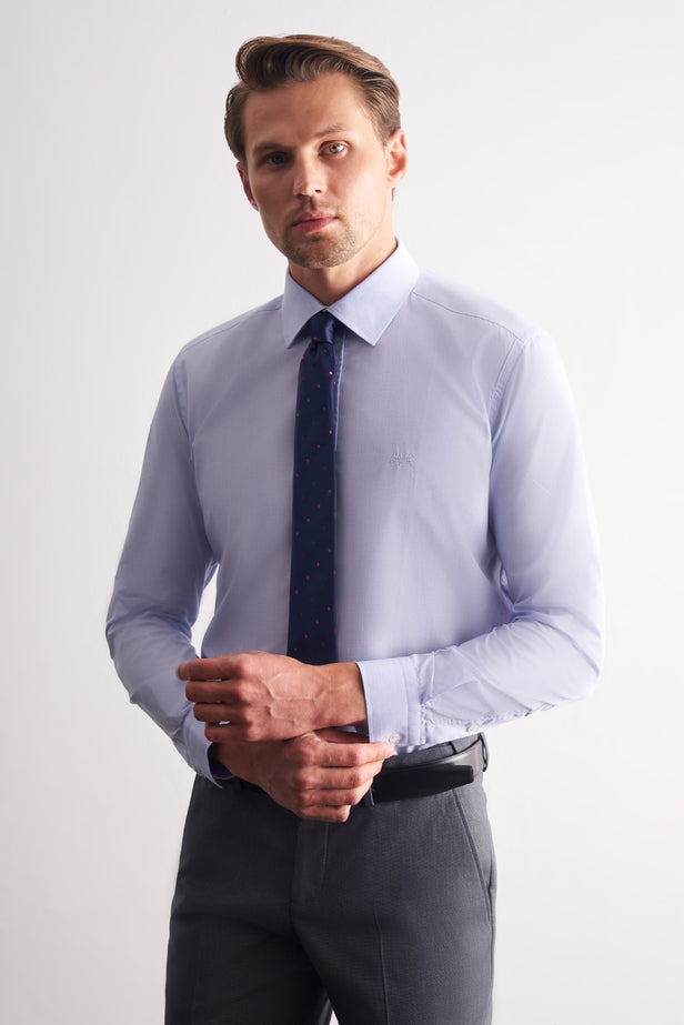 IMZA Men's Fil-a-Fil Slim Fit Classic Shirt – 1004260008
