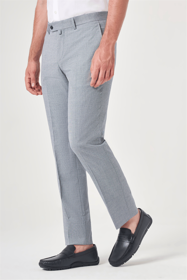 IMZA Men's Fil-a-Fil Slim Fit Stretch Classic Trousers – 1003260152