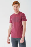 Short Sleeve Printed Crew Neck Pocket Slim Fit Cotton T-Shirt 1011240181