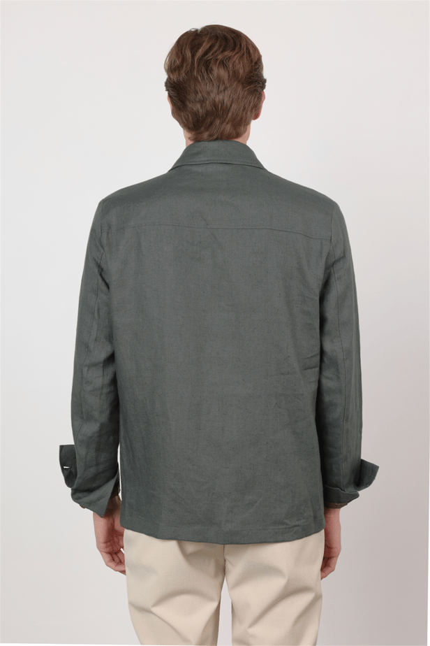 IMZA Men's Linen Slim Fit Casual Jacket – 1007260152