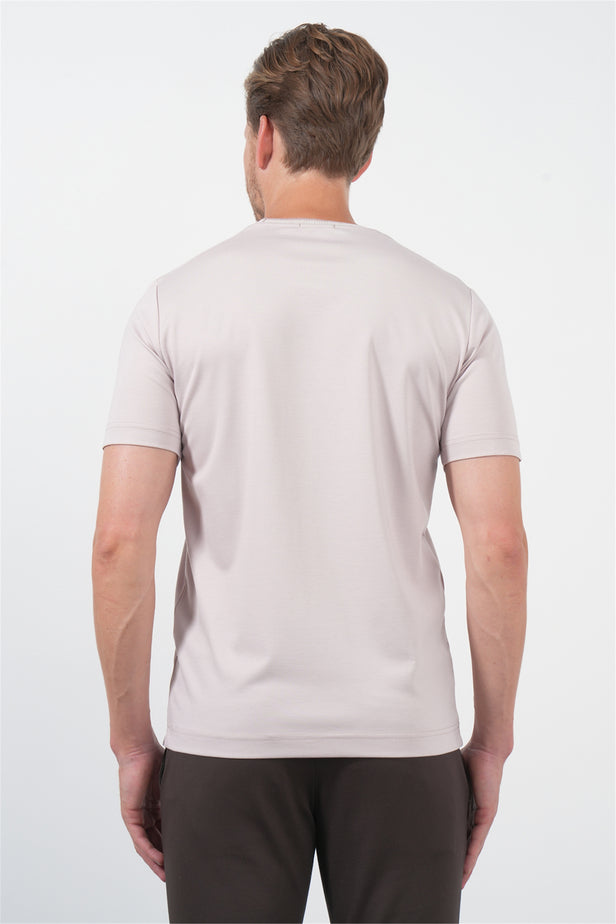 IMZA Men's Crew Neck Knitted Standard Fit T-Shirt – 1011260168