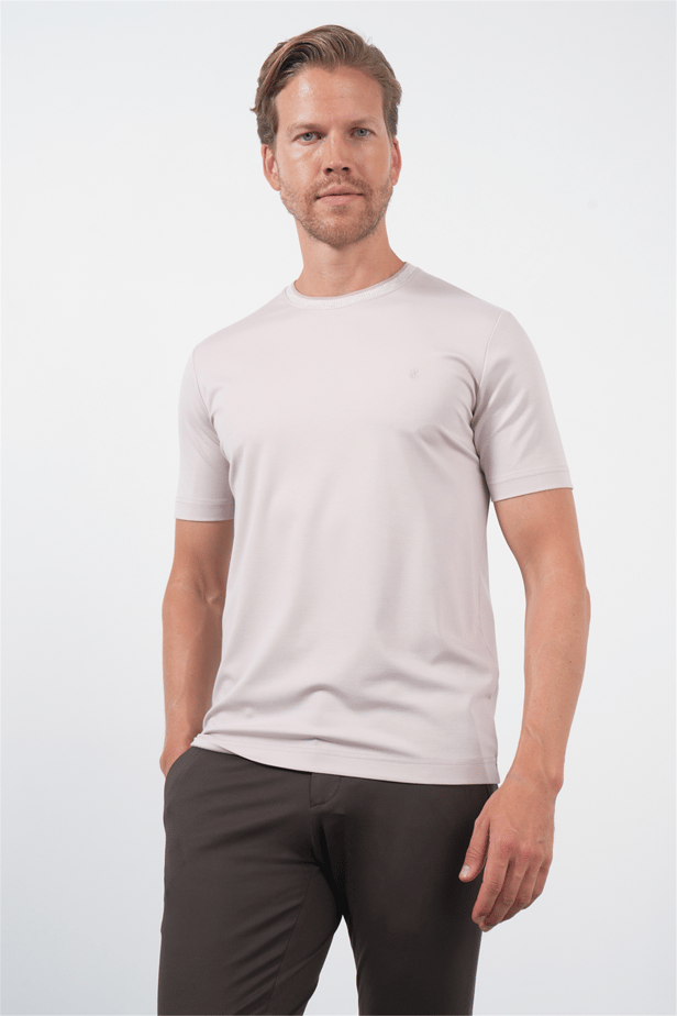 IMZA Men's Crew Neck Knitted Standard Fit T-Shirt – 1011260168