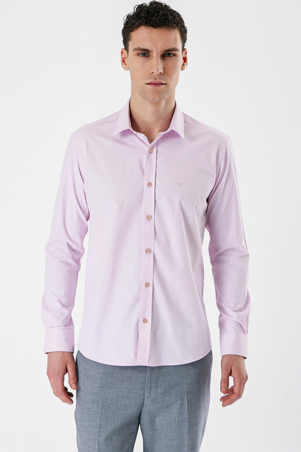IMZA Men's Dobby Slim Fit Stretch Classic Shirt – 1004240193